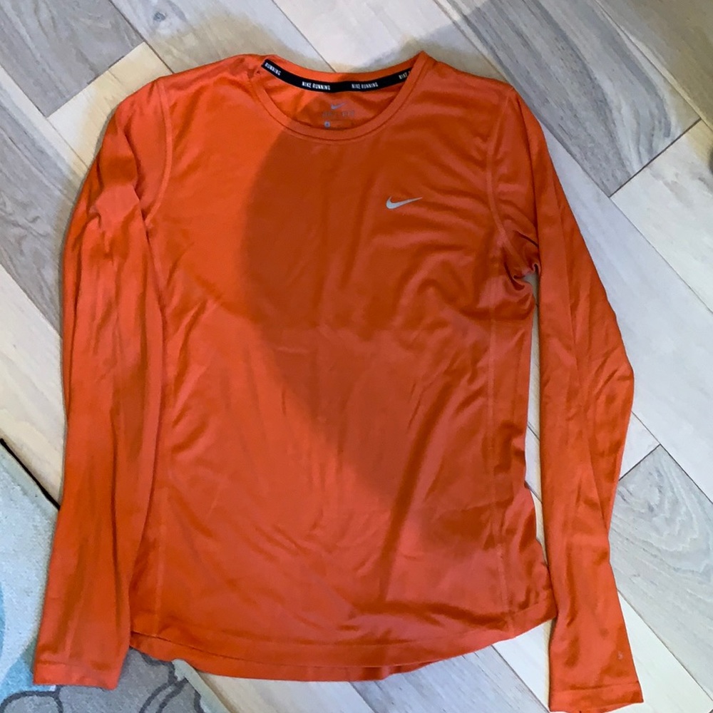 Nike Dri Fit Orange Longsleeve